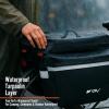 image:imageBV 26L Rear Bike Bag  Bike Saddle Bag with 4 Zippered Compartments amp Adjustable Hooks  WaterResistant Bike Bags for Bicycles with Reflective Trim Taillight Hanger amp Handle  Fits Most RacksBlack