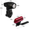 image:imageBV Bike Lights Super Bright with 5 LED Bike Headlight amp 3 LED Rear Bike Lights for Night Riding with QuickRelease Waterproof Bicycle Light Set Bike Accessories Bicycle Accessories FlashlightRechargeable  Pair