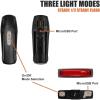 image:imageBV Bike Lights Super Bright with 5 LED Bike Headlight amp 3 LED Rear Bike Lights for Night Riding with QuickRelease Waterproof Bicycle Light Set Bike Accessories Bicycle Accessories FlashlightRechargeable  Pair