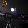 image:imageBV Bike Lights Super Bright with 5 LED Bike Headlight amp 3 LED Rear Bike Lights for Night Riding with QuickRelease Waterproof Bicycle Light Set Bike Accessories Bicycle Accessories FlashlightBattery Powered