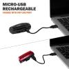 image:imageBV Bike Lights Super Bright with 5 LED Bike Headlight amp 3 LED Rear Bike Lights for Night Riding with QuickRelease Waterproof Bicycle Light Set Bike Accessories Bicycle Accessories FlashlightRechargeable