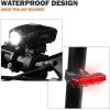 image:imageBV Bike Lights Super Bright with 5 LED Bike Headlight amp 3 LED Rear Bike Lights for Night Riding with QuickRelease Waterproof Bicycle Light Set Bike Accessories Bicycle Accessories FlashlightRechargeable  Pair