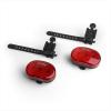 image:imageBV Bike Lights for Night Riding LED Bike Tail Light  Bicycle Light BatteryPoweredRechargeable  Rear Bike Light Weather Resistant  Visible Up to 1500ft Bicycle Tail Light LED Bike LightStrap Mount  Pair