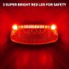 image:imageBV Bike Lights for Night Riding LED Bike Tail Light  Bicycle Light BatteryPoweredRechargeable  Rear Bike Light Weather Resistant  Visible Up to 1500ft Bicycle Tail Light LED Bike LightRear Carrier Mount  B  Single