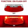 image:imageBV Bike Lights for Night Riding LED Bike Tail Light  Bicycle Light BatteryPoweredRechargeable  Rear Bike Light Weather Resistant  Visible Up to 1500ft Bicycle Tail Light LED Bike LightRear Carrier Mount  B  Single