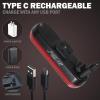 image:imageBV Bike Lights for Night Riding LED Bike Tail Light  Bicycle Light BatteryPoweredRechargeable  Rear Bike Light Weather Resistant  Visible Up to 1500ft Bicycle Tail Light LED Bike LightTwoway Mount  Rechargeable  Pair