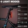 image:imageBV Bike Lights for Night Riding LED Bike Tail Light  Bicycle Light BatteryPoweredRechargeable  Rear Bike Light Weather Resistant  Visible Up to 1500ft Bicycle Tail Light LED Bike LightTwoway Mount  Rechargeable  Pair