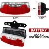image:imageBV Bike Lights for Night Riding LED Bike Tail Light  Bicycle Light BatteryPoweredRechargeable  Rear Bike Light Weather Resistant  Visible Up to 1500ft Bicycle Tail Light LED Bike LightRear Carrier Mount  B  Single