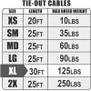 image:imageBV Dog Tie Out Cable 25 Feet  Heavy Duty Dog Lead Up to 250 Pounds  Reflective amp RustFree with Quick Release Swivel Clips amp 360 Rotating Clasp  TangleFree Dogs Runner for Yard Grey Single125lbs 30ft Red