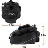 image:imageBV Insulated Bike Bag  Cooler Bike Saddle Bag with Shoulder Strap amp QuickAccess Lid  for Warm or Cold Items  Bike Bags for Bicycles with Reflective Trim  Grocery Commute amp Weekend RidesTrunk Bag