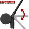 image:imageBV Mini Bike Pump Portable Frame Pump Shock Pump for Bike Shock Air Ball Pump Inflator with Ball Pump Needles Mini Pump Fits Presta amp Schrader Smart ValveShock Pump400 PSI