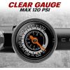 image:imageBV Mini Bike Pump Portable Frame Pump Shock Pump for Bike Shock Air Ball Pump Inflator with Ball Pump Needles Mini Pump Fits Presta amp Schrader Smart ValveMini Pump with Gauge