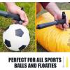 image:imageBV Mini Bike Pump Portable Frame Pump Shock Pump for Bike Shock Air Ball Pump Inflator with Ball Pump Needles Mini Pump Fits Presta amp Schrader Smart ValveMini Pump