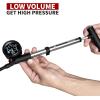 image:imageBV Mini Bike Pump Portable Frame Pump Shock Pump for Bike Shock Air Ball Pump Inflator with Ball Pump Needles Mini Pump Fits Presta amp Schrader Smart ValveShock Pump400 PSI