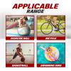 image:imageBV Portable Composite Foot Bike Pump with Gauge and 100 PSI Pressure  Schrader and Presta Compatible Bicycle Pump with Ergonomic Pedal for Easy Use  Ideal as Bike Tire Pump and for Other Inflatables