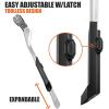 image:imageBV Rear Bike Stand for 2428 Bikes  Adjustable Bike Kickstand for Adult Bike with 8 Height Levels NonSlip Foot amp Clamp Grip  WeatherResistant Aluminum Alloy Bicycle Stand for Road Mountain BMXSilver