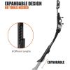 image:imageBV Rear Bike Stand for 2428 Bikes  Adjustable Bike Kickstand for Adult Bike with 8 Height Levels NonSlip Foot amp Clamp Grip  WeatherResistant Aluminum Alloy Bicycle Stand for Road Mountain BMXBlack