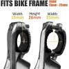 image:imageBV Rear Bike Stand for 2428 Bikes  Adjustable Bike Kickstand for Adult Bike with 8 Height Levels NonSlip Foot amp Clamp Grip  WeatherResistant Aluminum Alloy Bicycle Stand for Road Mountain BMXSilver