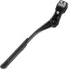 image:imageBV Rear Bike Stand for 2428 Bikes  Adjustable Bike Kickstand for Adult Bike with 8 Height Levels NonSlip Foot amp Clamp Grip  WeatherResistant Aluminum Alloy Bicycle Stand for Road Mountain BMXBlack