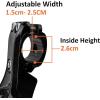 image:imageBV Rear Bike Stand for 2428 Bikes  Adjustable Bike Kickstand for Adult Bike with 8 Height Levels NonSlip Foot amp Clamp Grip  WeatherResistant Aluminum Alloy Bicycle Stand for Road Mountain BMXBlack