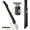 image:imageBV Rear Bike Stand for 2429  Adjustable Bikes Kickstand for Adult Bike with NonSlip Foot amp SpringLoaded Latch for Stable AnyAngle Stance  Bicycle Stand for Mountain City amp Hybrid BikesBlack