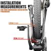image:imageBV Rear Bike Stand for 2429  Adjustable Bikes Kickstand for Adult Bike with NonSlip Foot amp SpringLoaded Latch for Stable AnyAngle Stance  Bicycle Stand for Mountain City amp Hybrid BikesBlack