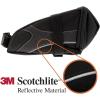 image:imageBV StrapOn Bike Bag with Reflective Material  Saddle Bag with Seperate Divider for Small Items for All Your Essentials  Bike Pouch with Taillight Hanger for Maximum SafetySmall