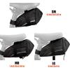 image:imageBV StrapOn Bike Bag with Reflective Material  Saddle Bag with Seperate Divider for Small Items for All Your Essentials  Bike Pouch with Taillight Hanger for Maximum SafetyLarge