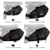 image:imageBV StrapOn Bike Bag with Reflective Material  Saddle Bag with Seperate Divider for Small Items for All Your Essentials  Bike Pouch with Taillight Hanger for Maximum SafetySmall