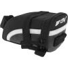 image:imageBV StrapOn Bike Bag with Reflective Material  Saddle Bag with Seperate Divider for Small Items for All Your Essentials  Bike Pouch with Taillight Hanger for Maximum SafetySmall