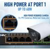 image:imageBVTech 6 Port PoE Switch 4 PoE Ports with 2 Ethernet Uplink and Extend Function  60W  8023at  1 High Power PoE Port Desktop Fanless Design  Plug amp Play  Sturdy Metal HousingGigabit2 Uplinks