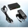 image:imageBVTech 6 Port PoE Switch 4 PoE Ports with 2 Ethernet Uplink and Extend Function  60W  8023at  1 High Power PoE Port Desktop Fanless Design  Plug amp Play  Sturdy Metal HousingGigabit2 Uplinks