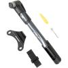 image:imageBV Mini Bike Pump Portable Frame Pump Shock Pump for Bike Shock Air Ball Pump Inflator with Ball Pump Needles Mini Pump Fits Presta amp Schrader Smart ValveMini Pump