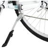 image:imageBV Rear Bike Stand for 2428 Bikes  Adjustable Bike Kickstand for Adult Bike with 8 Height Levels NonSlip Foot amp Clamp Grip  WeatherResistant Aluminum Alloy Bicycle Stand for Road Mountain BMXSilver