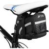 image:imageBV StrapOn Bike Bag with Reflective Material  Saddle Bag with Seperate Divider for Small Items for All Your Essentials  Bike Pouch with Taillight Hanger for Maximum SafetyLarge