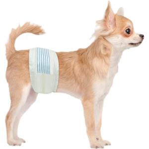 image:imageBV Dog Diapers Male Small Waist 1219in Super Absorbent  Disposable  Doggie Diapers with Wetness Indicator  Adjustable Male Dog Wraps  Ideal for IncontinenceTraining 50 Count Pack of 2XSmall