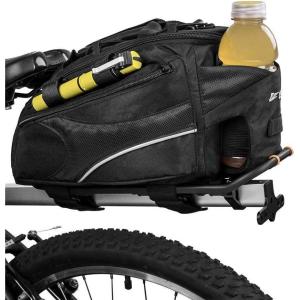 image:imageBV Insulated Bike Bag  Cooler Bike Saddle Bag with Shoulder Strap amp QuickAccess Lid  for Warm or Cold Items  Bike Bags for Bicycles with Reflective Trim  Grocery Commute amp Weekend RidesTrunk Bag