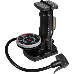 image:imageBV Portable Composite Foot Bike Pump with Gauge and 100 PSI Pressure  Schrader and Presta Compatible Bicycle Pump with Ergonomic Pedal for Easy Use  Ideal as Bike Tire Pump and for Other Inflatables