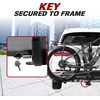 image:imageBV Bike Hitch Mount Rack Carrier for Car Truck SUV  Tray Style Smart Tilting Design StandardFat Tire 2 BikeStandard  Fat Tire 2 Bikes
