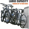 image:imageBV Bike Hitch Mount Rack Carrier for Car Truck SUV  Tray Style Smart Tilting Design StandardFat Tire 2 BikeStandard  Fat Tire 4 Bikes