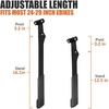 image:imageBV Bike Kickstand  Mountain Bike Kick Stand for 2429 Bicycles  Adjustable Length NonSlip Sole Aluminum Alloy Material  Bicycle KickstandEbike Version  40mm Hole Distance