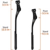 image:imageBV Bike Kickstand  Mountain Bike Kick Stand for 2429 Bicycles  Adjustable Length NonSlip Sole Aluminum Alloy Material  Bicycle KickstandRegular Duty  18 MM NEW