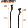 image:imageBV Bike Kickstand  Mountain Bike Kick Stand for 2429 Bicycles  Adjustable Length NonSlip Sole Aluminum Alloy Material  Bicycle KickstandRegular Duty