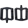 image:imageBV Bike Pedals with Replaceable Pins  Flat Lightweight amp Durable Bicycle Pedals with Great Grip  Made of Alloy Steel amp Plastic  Ideal for BMX Dirt Jumper Hybrid Bikes amp as MTB  Adult FitPd532 Nylon Body  Cnc Axle