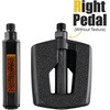 image:imageBV Bike Pedals with Replaceable Pins  Flat Lightweight amp Durable Bicycle Pedals with Great Grip  Made of Alloy Steel amp Plastic  Ideal for BMX Dirt Jumper Hybrid Bikes amp as MTB  Adult FitPd2eco Pp Body  Boron Steel Axle