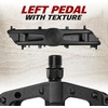 image:imageBV Bike Pedals with Replaceable Pins  Flat Lightweight amp Durable Bicycle Pedals with Great Grip  Made of Alloy Steel amp Plastic  Ideal for BMX Dirt Jumper Hybrid Bikes amp as MTB  Adult FitPd6 Nylon Body  Boron Steel Axle