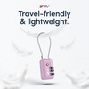 image:imageTSA Accepted Luggage Travel Lock SetYourOwn Combination Lock for School Gym Locker Luggage Suitcase Baggage Locks Filing Cabinets Toolbox Case Black 2 PackPurple