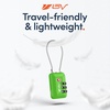 image:imageTSA Accepted Luggage Travel Lock SetYourOwn Combination Lock for School Gym Locker Luggage Suitcase Baggage Locks Filing Cabinets Toolbox Case Black 2 PackGreen