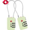 image:imageTSA Accepted Luggage Travel Lock SetYourOwn Combination Lock for School Gym Locker Luggage Suitcase Baggage Locks Filing Cabinets Toolbox Case Black 2 PackMint Green