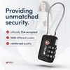 image:imageTSA Accepted Luggage Travel Lock SetYourOwn Combination Lock for School Gym Locker Luggage Suitcase Baggage Locks Filing Cabinets Toolbox Case Black 2 PackBlack